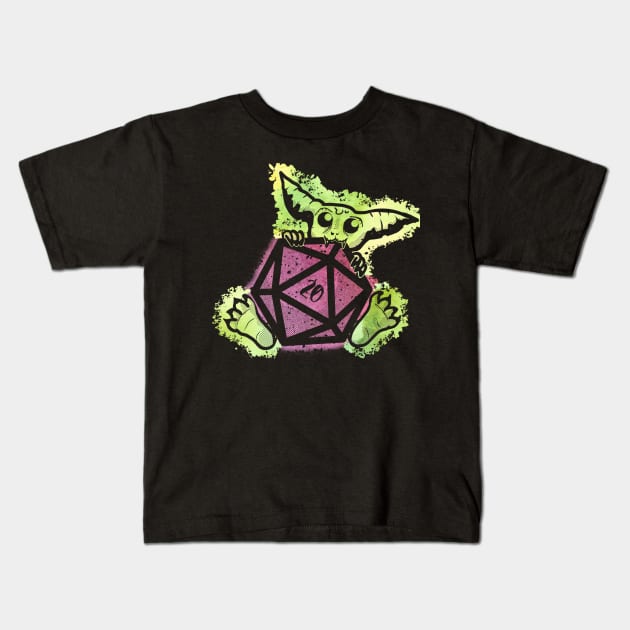 Gobbo D20 Kids T-Shirt by vanitygames